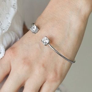 Silver Rhinestone Cuff Bracelet NWT